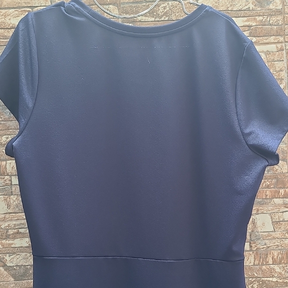 Isaac Mizrahi Navy Blue Ruffle Mini Dress - Picture 7 of 7